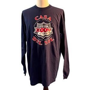 Vintage Hanes ATLANTA 2000 Super Bowl XXXIV 34 Sweatshirt Casa Del Sol XL 46-48